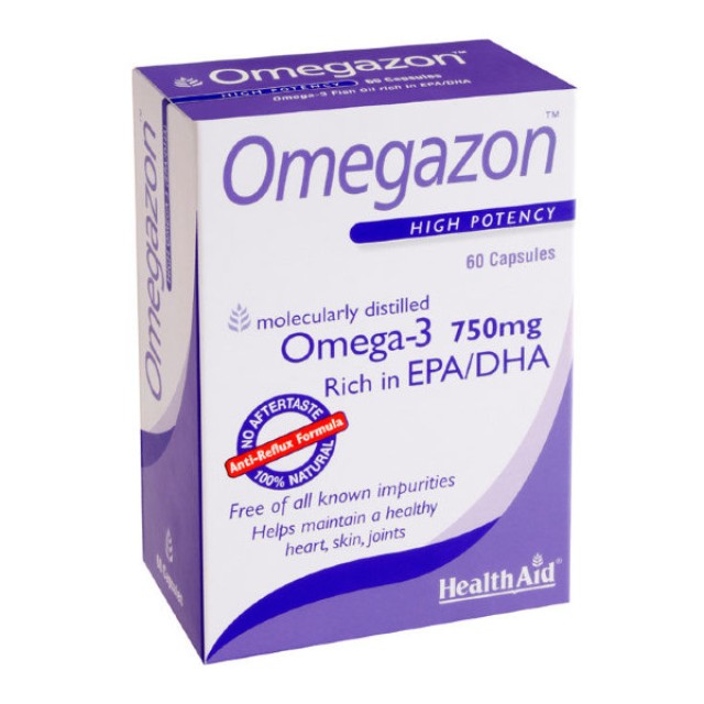 Health Aid Omegazon 750mg 60 capsules