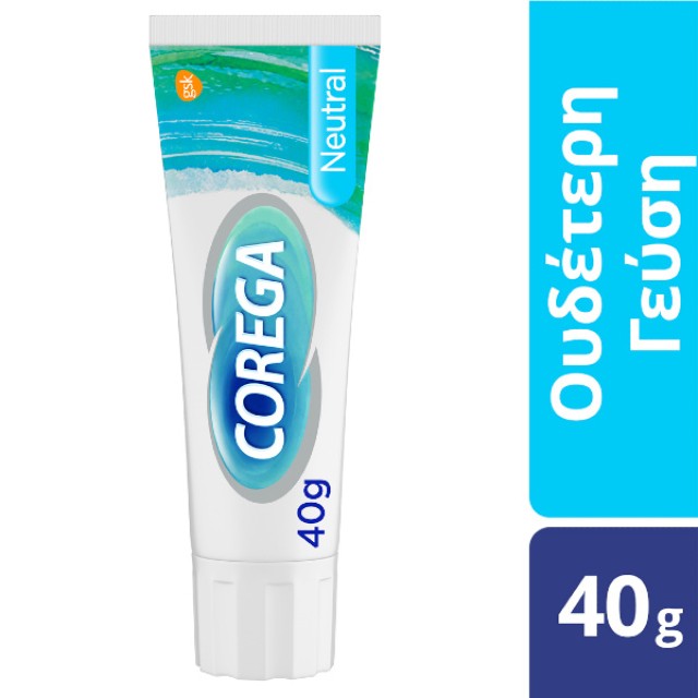 Corega Neutral Στερεωτική Κρέμα για Τεχνητή Οδοντοστοιχία 40g