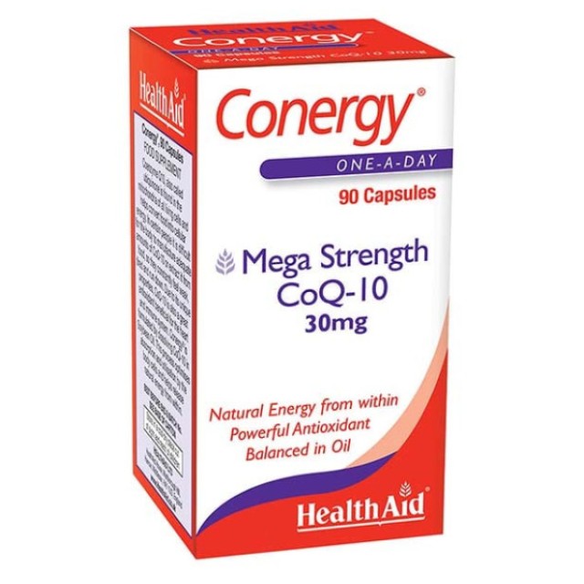 Health Aid Conergy CoQ10 30mg 90 κάψουλες