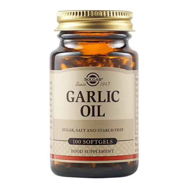 Solgar Garlic Oil 100 μαλακές κάψουλες