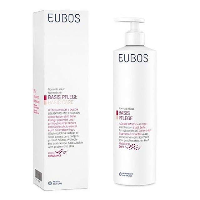 Eubos Basic Care Red Liquid Washing Emulsion 400ml