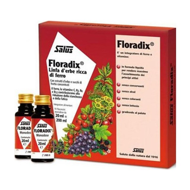 Salus Floradix Iron Liquid Formula 10x20ml
