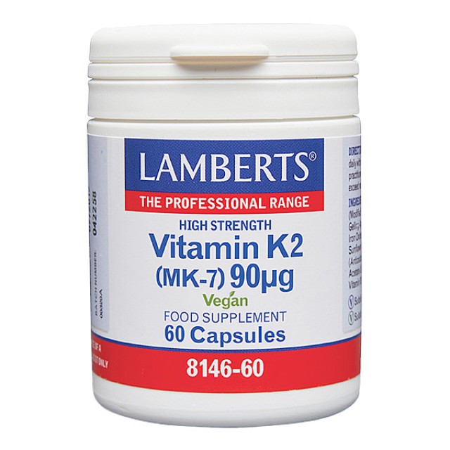 Lamberts Vitamin K2 90μg 60 κάψουλες