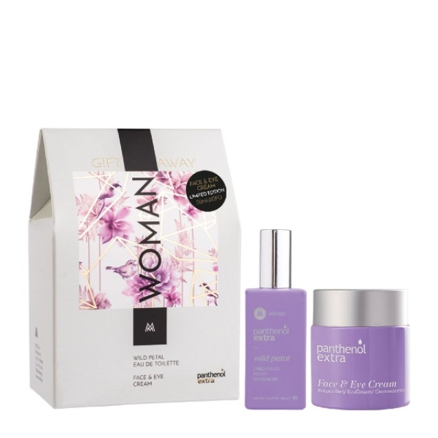 Panthenol Extra Gift Away Woman Wild Petal Άρωμα 50ml & Face & Eye Cream 100ml