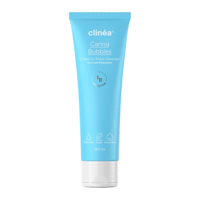 Clinea Caring Bubbles Creamy Facial Cleansing Foam 150ml