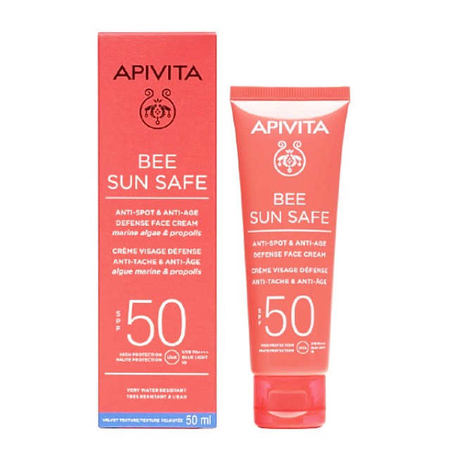 Apivita Bee Sun Safe Anti-Spot & Anti-Age Defense Face Cream SPF50 50ml