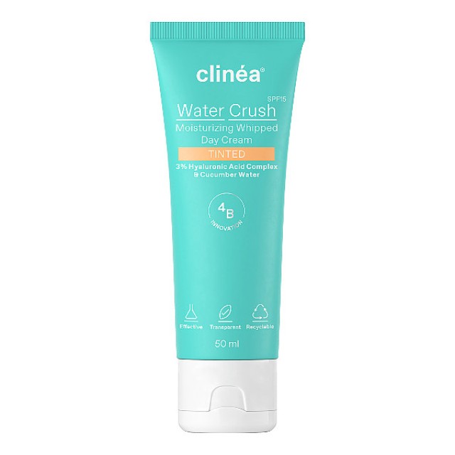 Clinea Water Crush Day Cream SPF15 Tinted 50ml