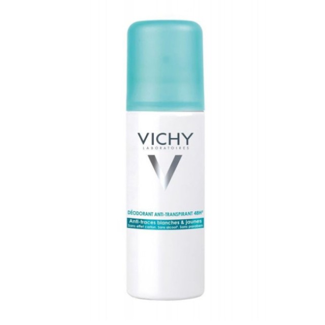 Vichy Deodorant Anti-Transpirant Anti-marks Aerosol Αποσμητικό Κατά Των Σημαδιών 48h 125ml
