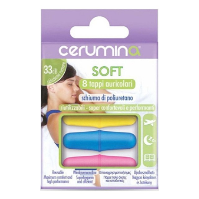 Master Aid Cerumina Soft Earplugs 8 pieces