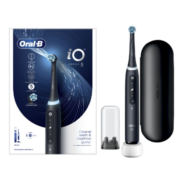 Oral-B iO Series 5 Magnetic Black ηλεκτρική οδοντόβουρτσα