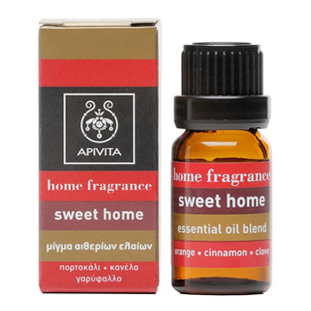 Apivita Essential Oil Blend Home Fragrance Sweet Home 10ml