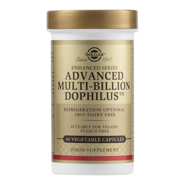 Solgar Advanced Multi-Billion Dophilus 60 φυτοκάψουλες