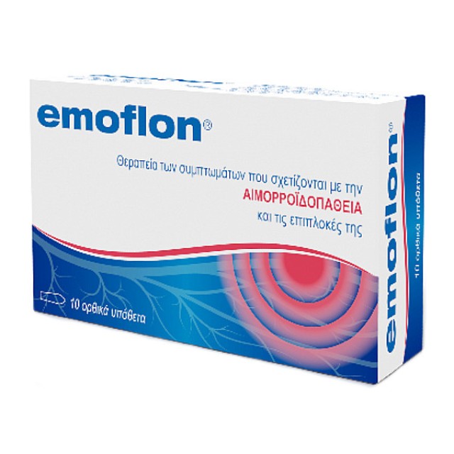 Servier Emoflon 10 rectal suppositories