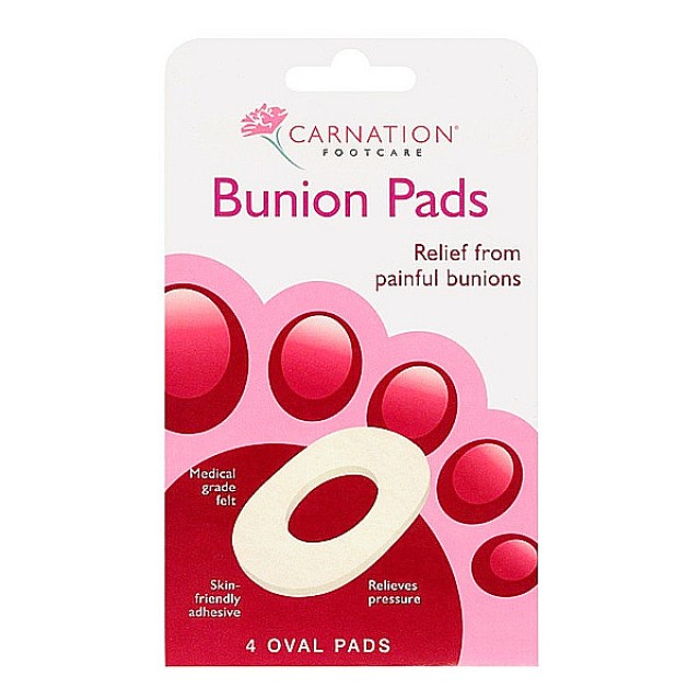 Carnation Felt Bunion Rings 4 τεμάχια