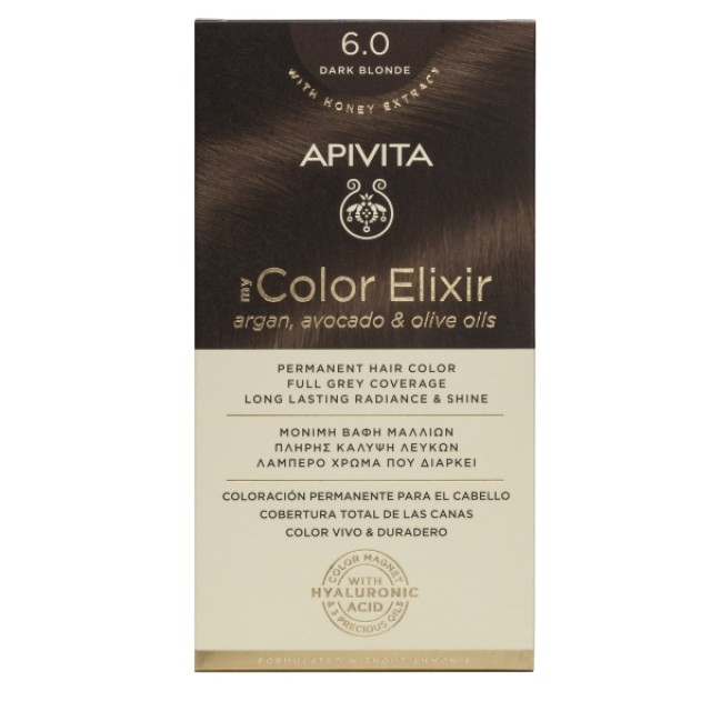 Apivita My Color Elixir Kit N6.0 Ξανθό Σκούρο 50ml & 75ml