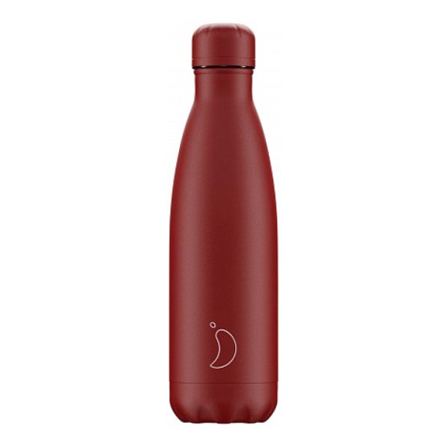 Chilly's Reusable Bottle Matte Edition Red 500ml