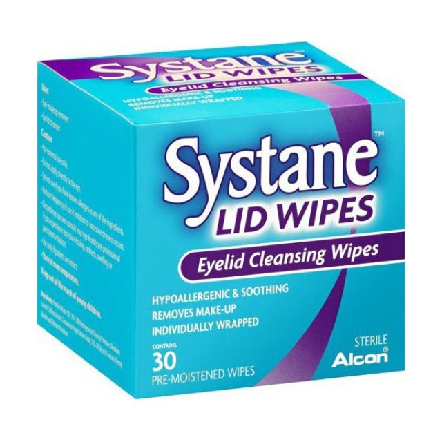 Alcon Systane Lid Wipes 30 τεμάχια