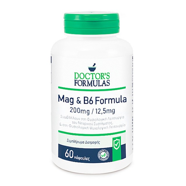 Doctor's Formulas Mag & B6 Formula 60 κάψουλες