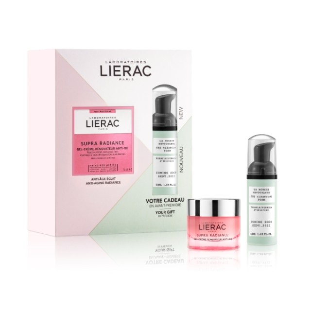 Lierac Supra Radiance Summer Set Gel-Κρέμα 50ml & Δώρο Mousse Nettoyante 50ml