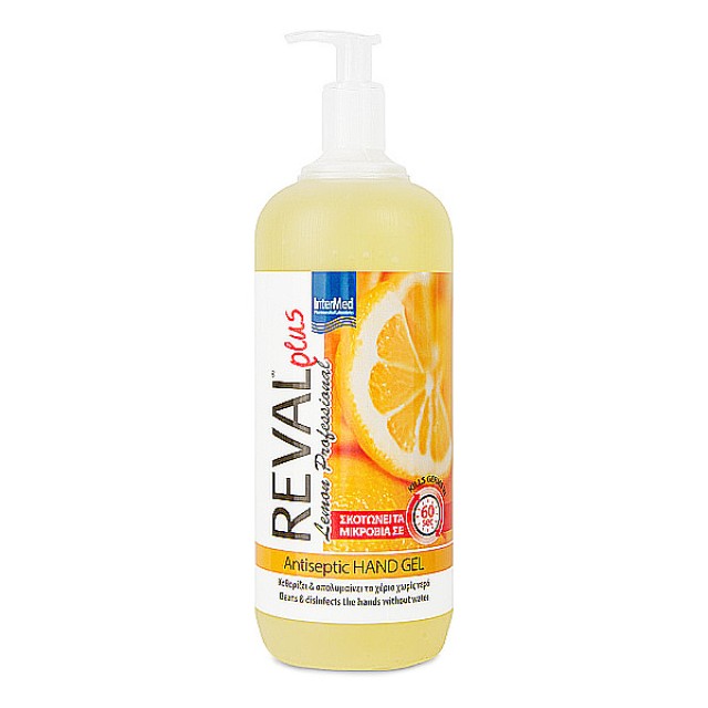 Intermed Reval Antiseptic Hand Gel Lemon 1000ml