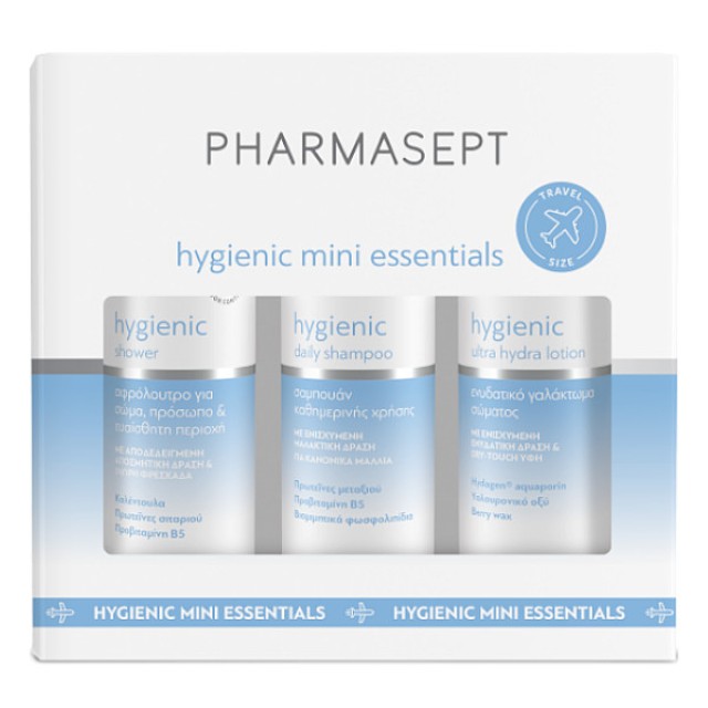 Pharmasept Hygienic Shower 100ml & Daily Shampoo 100ml & Ultra Hydra Lotion 80ml