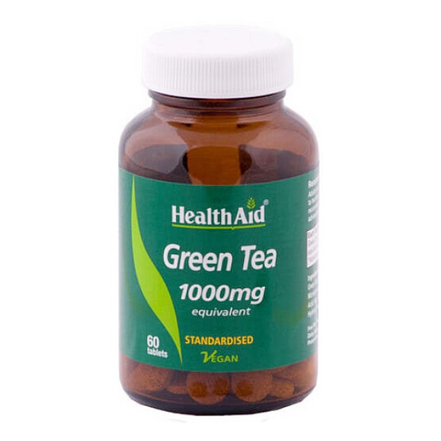 Health Aid Green Tea 1000mg 60 tablets