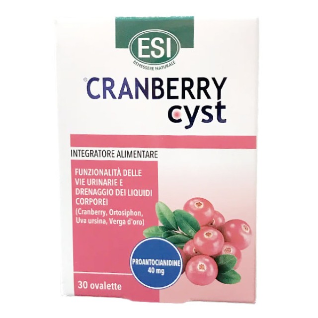 Esi Cranberry Cyst 30 ταμπλέτες