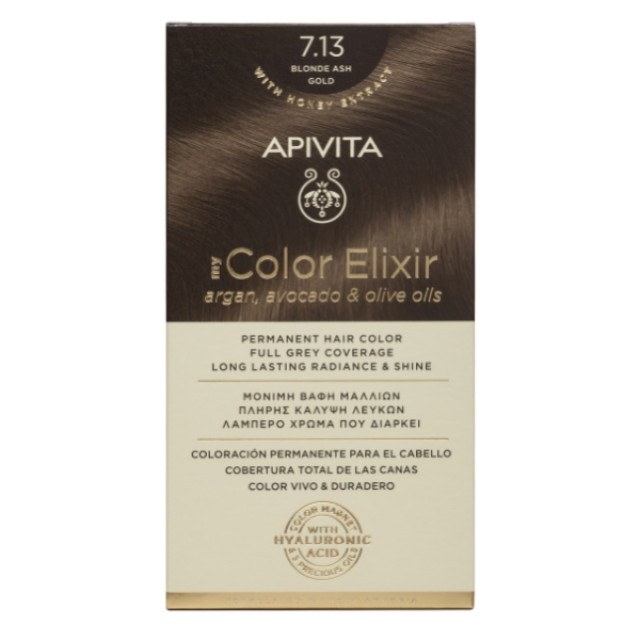 Apivita My Color Elixir Kit N7.13 Ξανθό Σαντρέ Μελί 50ml & 75ml