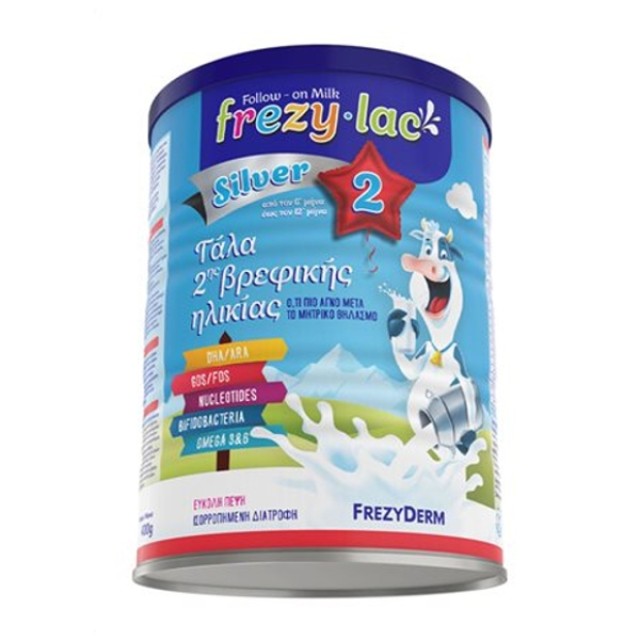 Frezylac Silver 2 Αγελαδινό Γάλα Για Βρέφη 6-12μηνών 400gr