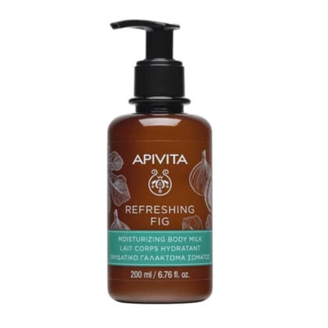 Apivita Refreshing Fig Moisturizing Body Lotion With Essential Oils 200ml