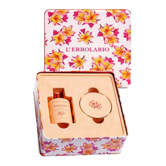 L'Erbolario Frangipani Segreti di Bellezza Duo Τζελ Αφρόλουτρο 300ml & Αρωματική Κρέμα Σώματος 200ml