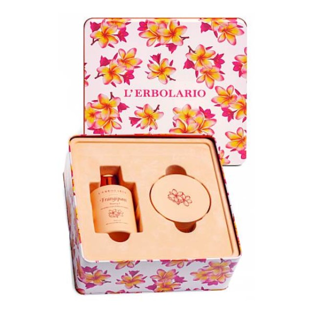 L'Erbolario Frangipani Segreti di Bellezza Duo Τζελ Αφρόλουτρο 300ml & Αρωματική Κρέμα Σώματος 200ml