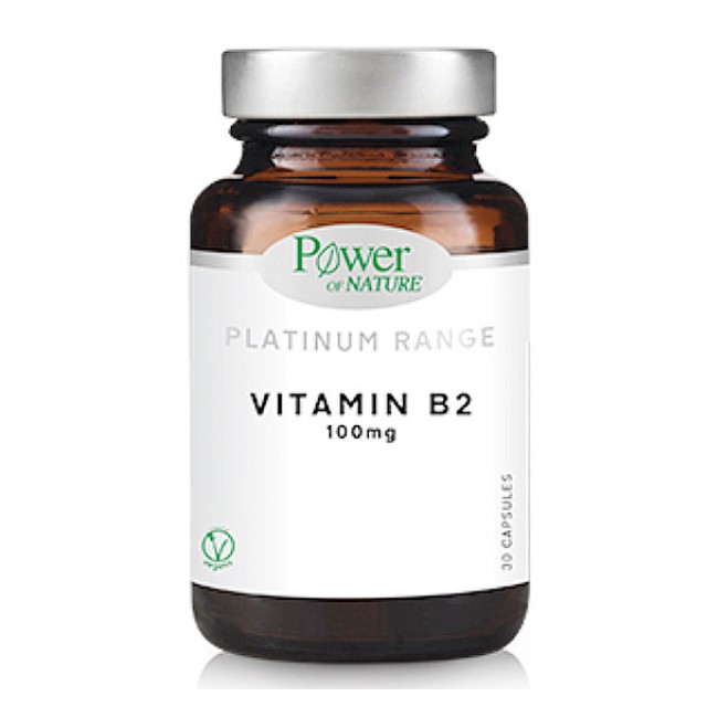 Power Health Platinum Range Vitamin B2 100mg 30 κάψουλες