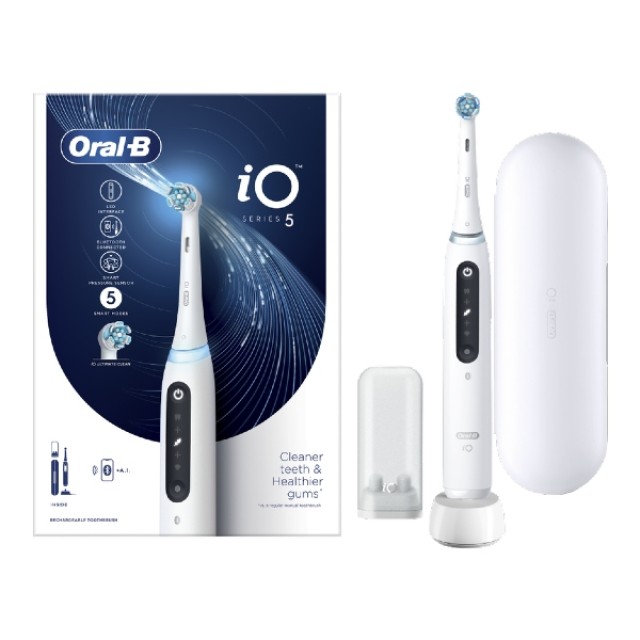 Oral-B iO Series 5 Magnetic White ηλεκτρική οδοντόβουρτσα
