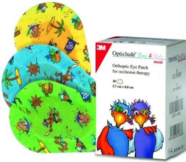 3M Opticlude Junior Boys & Girls Eye Patches 5.7cm x 8.2cm 20τμχ