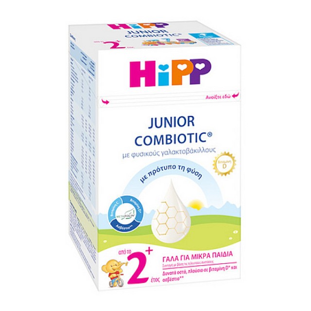 Hipp Junior Combiotic Νο2 Βιολογικό Γάλα 24m+ 600g
