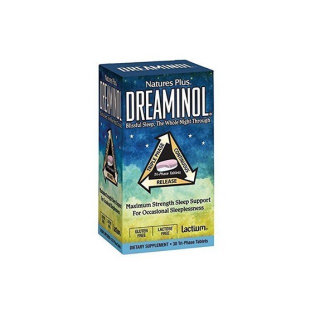 Natures Plus Dreaminol Tri-phase Melatonin Complex 30tabs