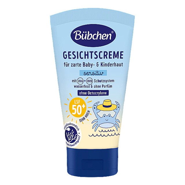 Buebchen Αντηλιακή Κρέμα Προσώπου SPF50+ 50ml