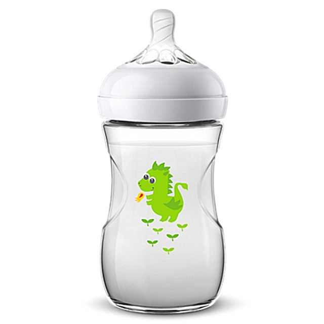 Philips Avent Μπιμπερό Natural Δρακάκι 1m+ 260ml