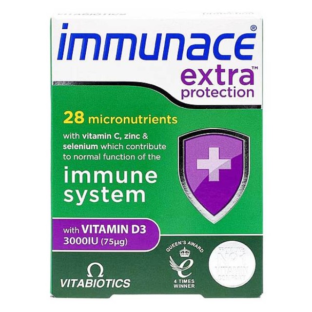 Vitabiotics Immunace Extra Protection 30 tablets