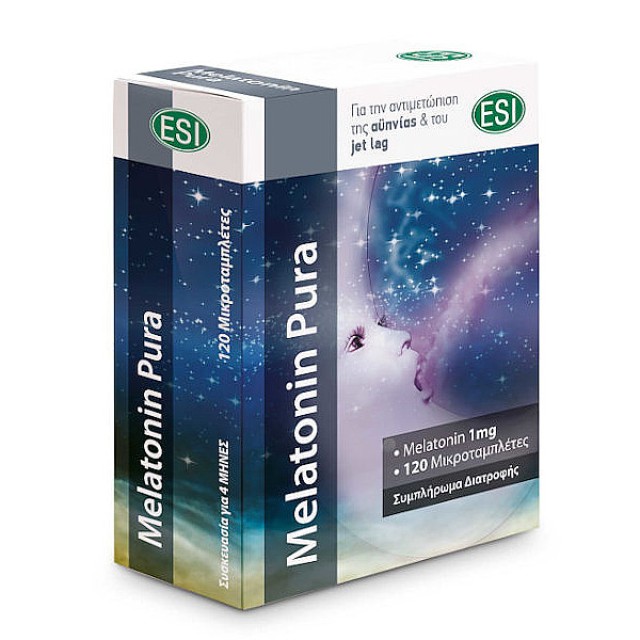 Esi Melatonin Pura 1mg 120 μικροταμπλέτες