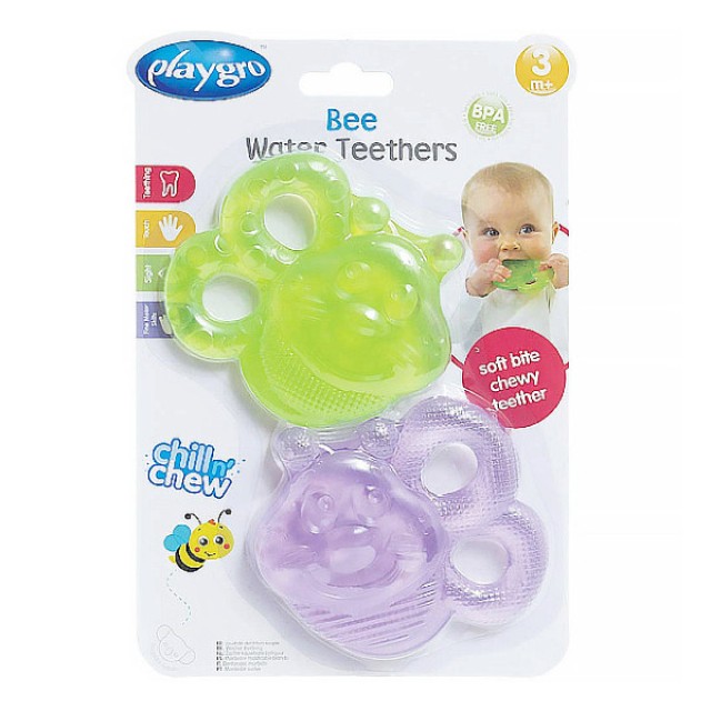 Playgro Bee Water Teethers 2-Pack 3m+