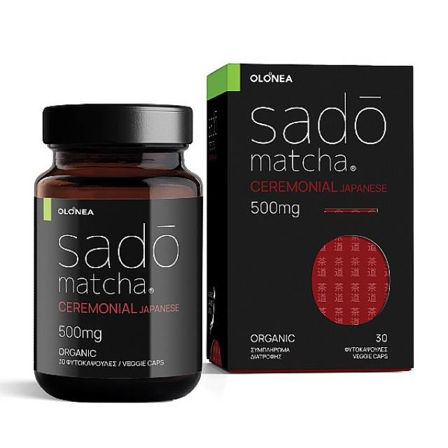 Olonea Sado Matcha Ceremonial Japanese 500mg 30 κάψουλες