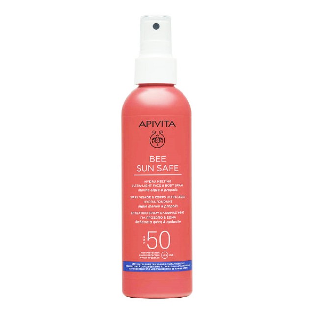 Apivita Bee Sun Safe Hydra Melting Ultra-Light Face & Body Spray SPF50 200ml