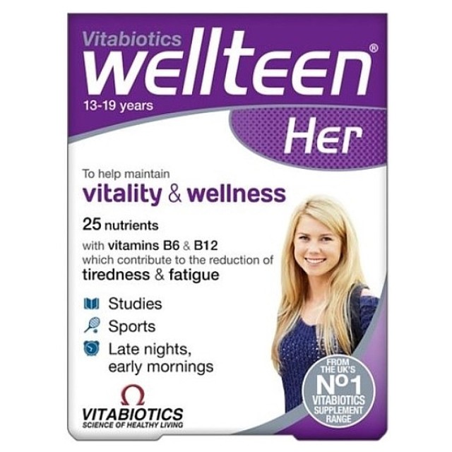 Vitabiotics Wellteen Her 30 ταμπλέτες
