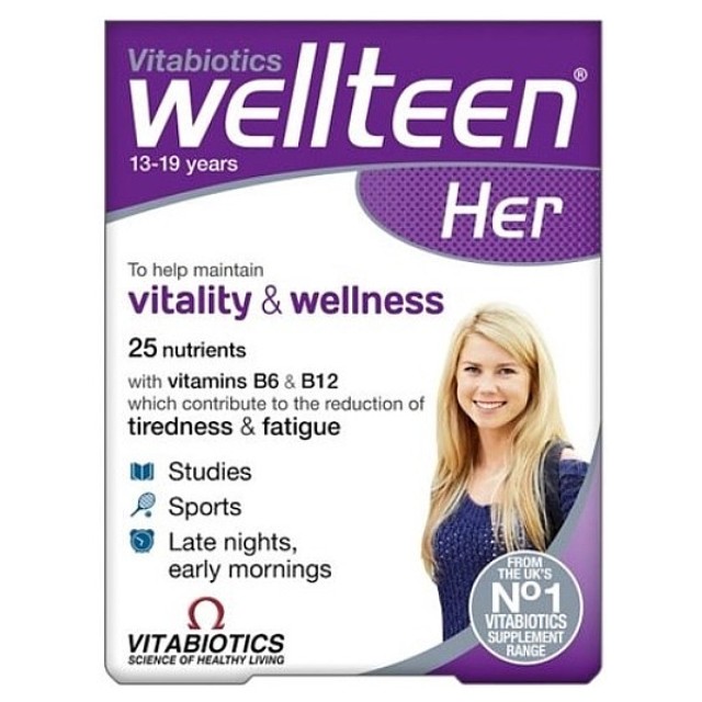 Vitabiotics Wellteen Her 30 ταμπλέτες