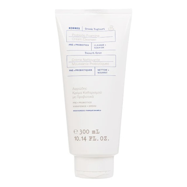 Korres Greek Yoghurt Probiotic Foaming Cream Cleanser 300ml