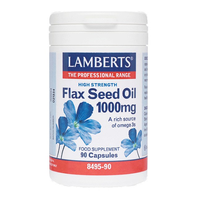 Lamberts Flax Seed Oil 1000mg 90 κάψουλες