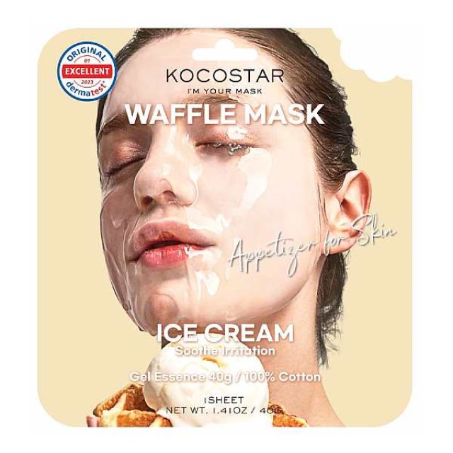 Kocostar Waffle Face Mask Ice Cream 1 piece