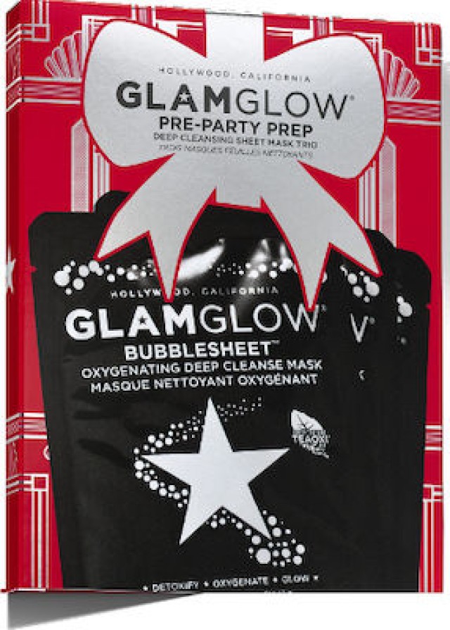 Glamglow Pre-party Prep Set 3 Bubblesheet Masks